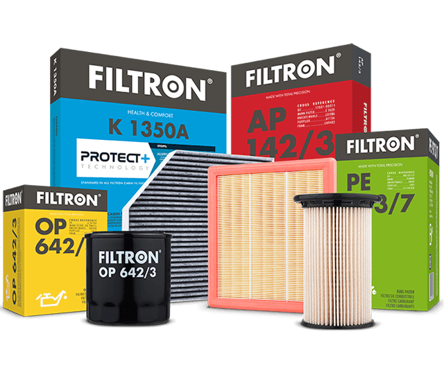 Produits de filtration automobile de la marque Filtron, partenaire de Galaxy Auto Parts